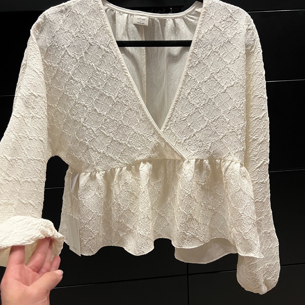 Wilfred Espace Peplum top || size small (BNWT)